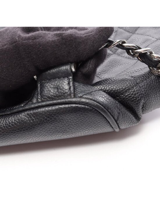 Chanel Backpack Quilted Black Caviar Leather Drawstring main image 8